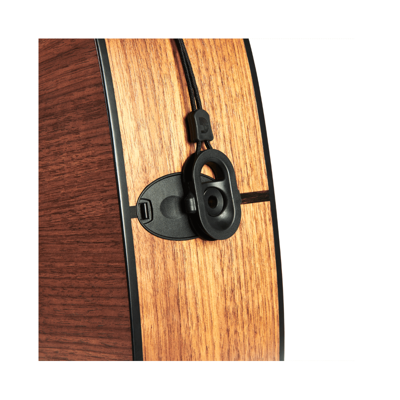 D'Addario PW-AJL-01, CinchFit: Gancio regolabile per chitarra acustica - vai con la sigla