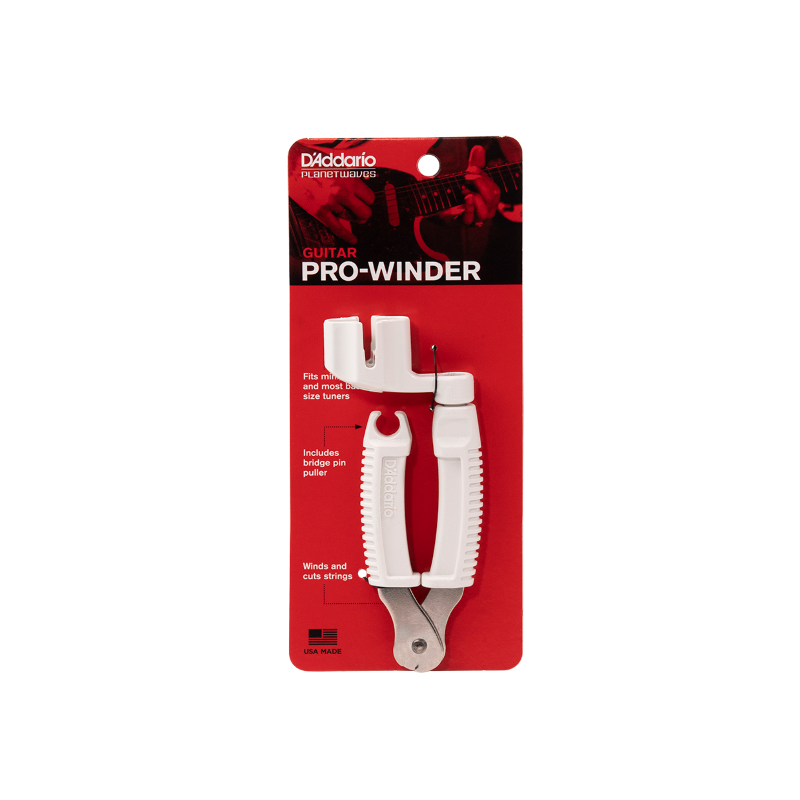 D'Addario DP0002W, avvolgicorde di qualità com tronchesino ed estrattore di piroli. - vai con la sigla