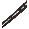 FENDER Paramount Acoustic Leather Strap, Black - vai con la sigla