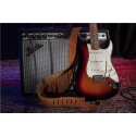 FENDER Suede Fringe Strap, Brown, 2.5" - vai con la sigla