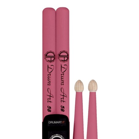 DRUM ART bacchette Hickory 5B Pink - vai con la sigla