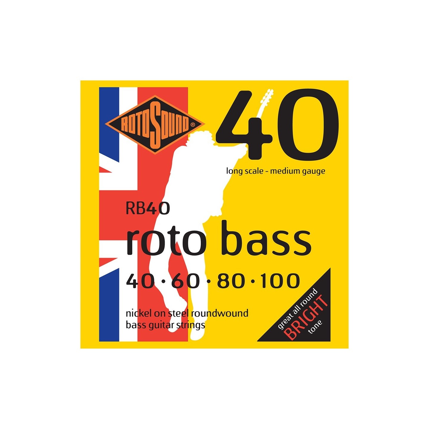 ROTOSOUND ROTO BASS RB40 corde per basso 40/100 - vai con la sigla