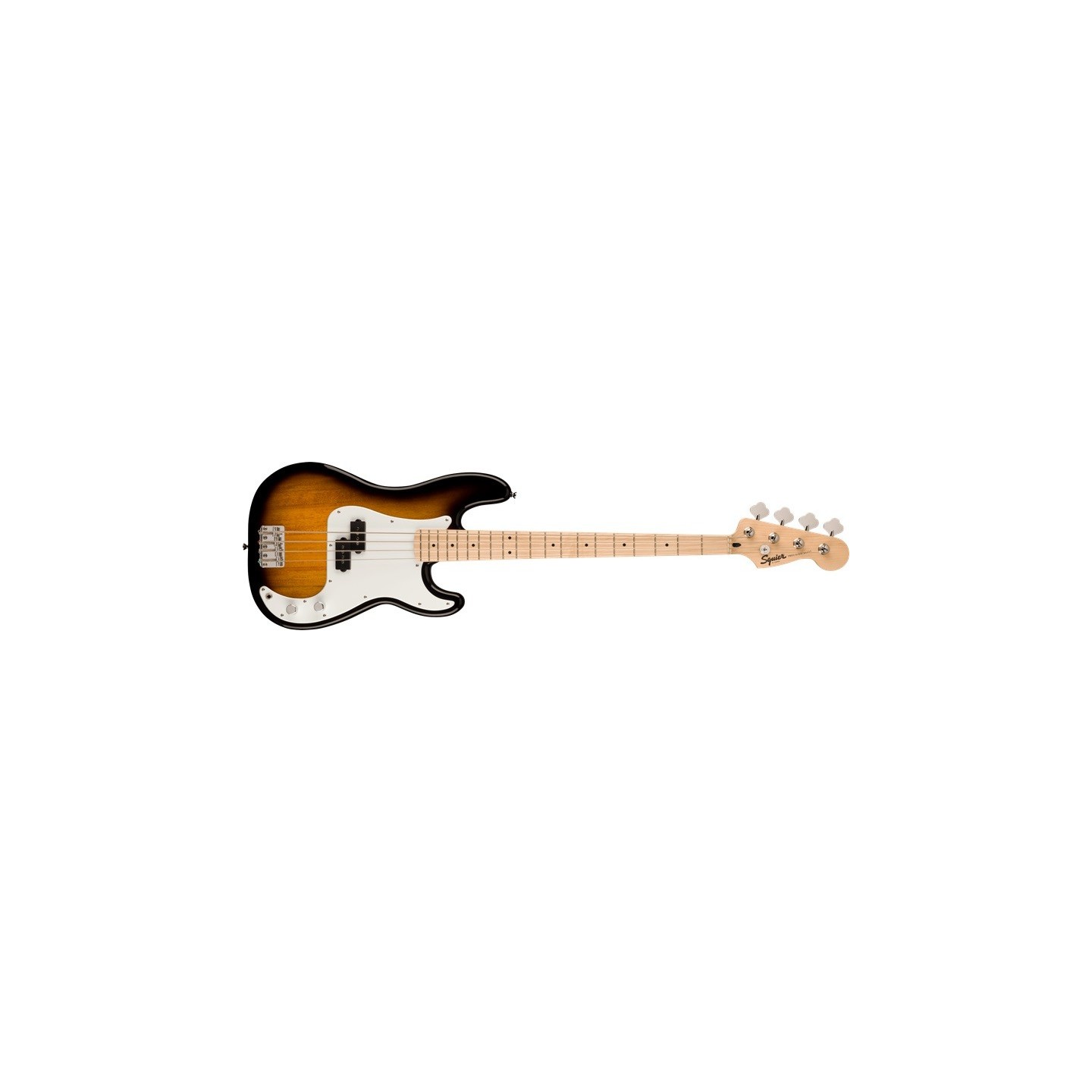 FENDER Squier Sonic® Precision Bass, Maple Fingerboard, White Pickguard, 2-Color Sunburst - vai con la sigla