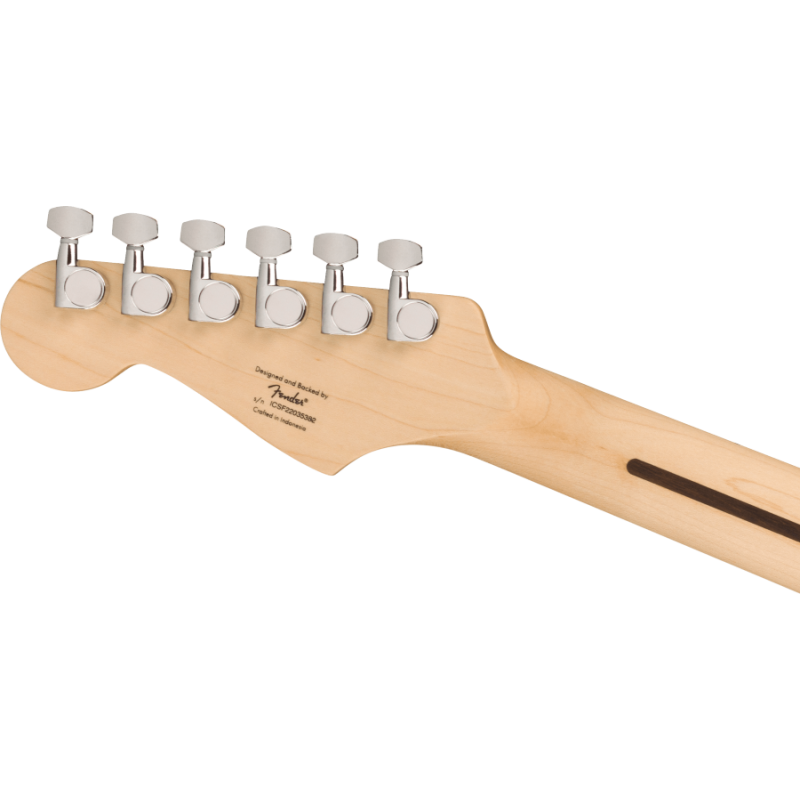 FENDER Squier Sonic Stratocaster, Maple Fingerboard, White Pickguard, Black - vai con la sigla