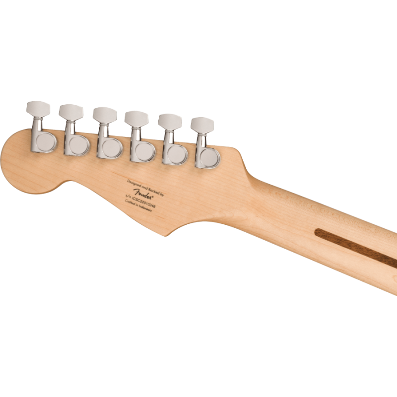 FENDER Squier Sonic® Stratocaster HSS, Maple Fingerboard, White Pickguard, Tahitian Coral - vai con la sigla