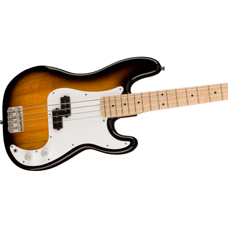 FENDER Squier Sonic® Precision Bass, Maple Fingerboard, White Pickguard, 2-Color Sunburst - vai con la sigla