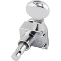 FENDER Staggered Locking Tuners with Vintage-Style Buttons, Polished Chrome (6) - vai con la sigla