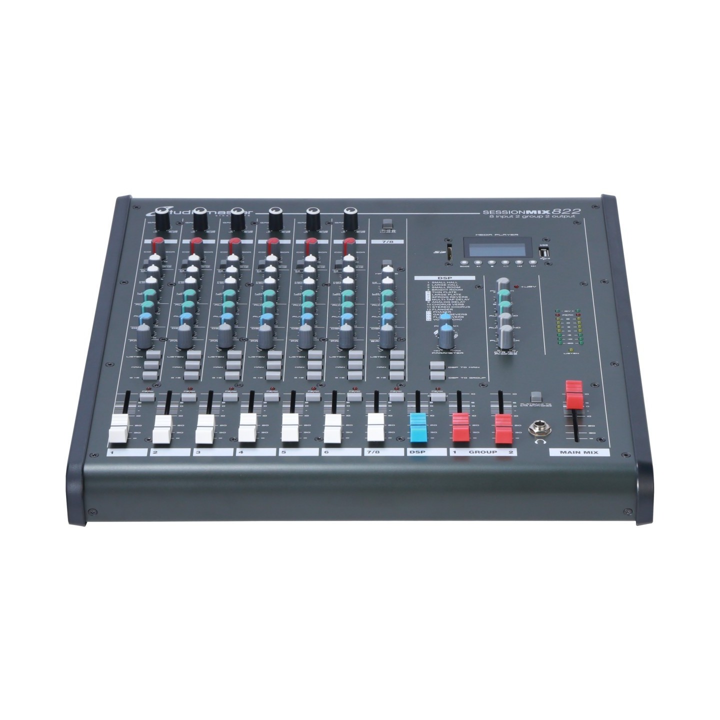 MIXER 8CH STUDIOMASTER SESSIONMIX 822 CON EFF & PLAYER