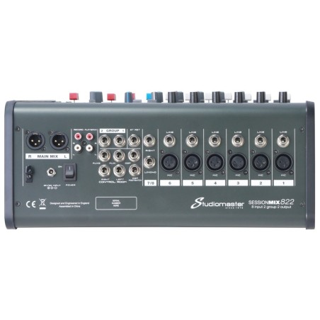 MIXER 8CH STUDIOMASTER SESSIONMIX 822 CON EFF & PLAYER