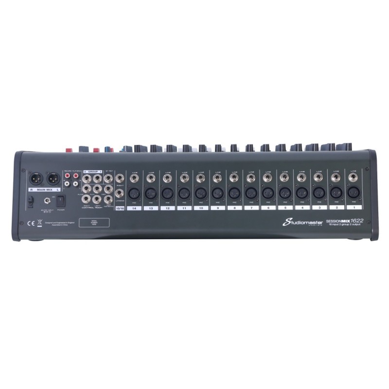 MIXER 16CH STUDIOMASTER SESSIONMIX 1622 CON EFF & PLAYER