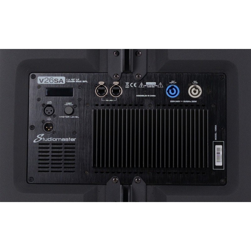 ACTIVE SUBWOOFER STUDIOMASTER V26SA 1x15" WITH DSP
