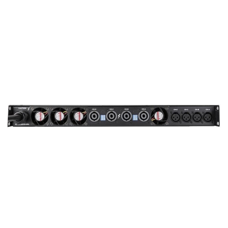AMPLIFICATORE CLASSE D STUDIOMASTER QX4-2600 4X650W - 8OHM CON PFC