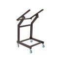 CARRELLO RACK 19" SOUNDSATION CRACK-100 21UW 21U CON RUOTE