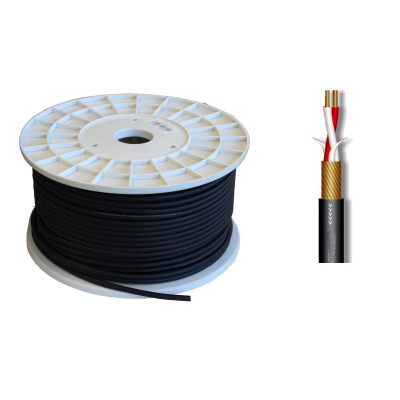 BOBINA CAVO MICROFONICO SOUNDSATION GO-LINK MCR2022-100 (2x022 100M)