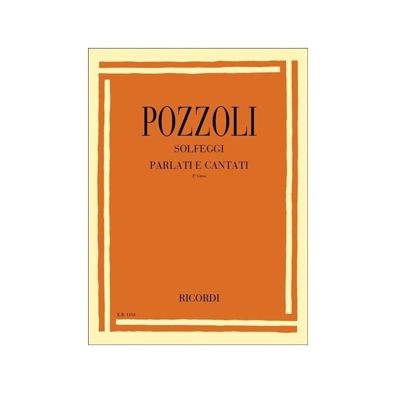 ETTORE POZZOLI - SOLFEGGI PARLATI E CANTATI VOL. 2 - vaiconlasigla