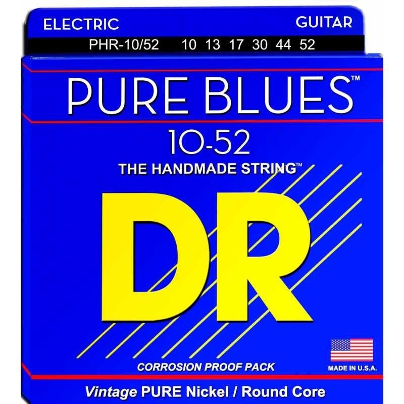 DR PHR-10/52 PURE BLUES, corde per chitarra elettrica - vai con la sigla