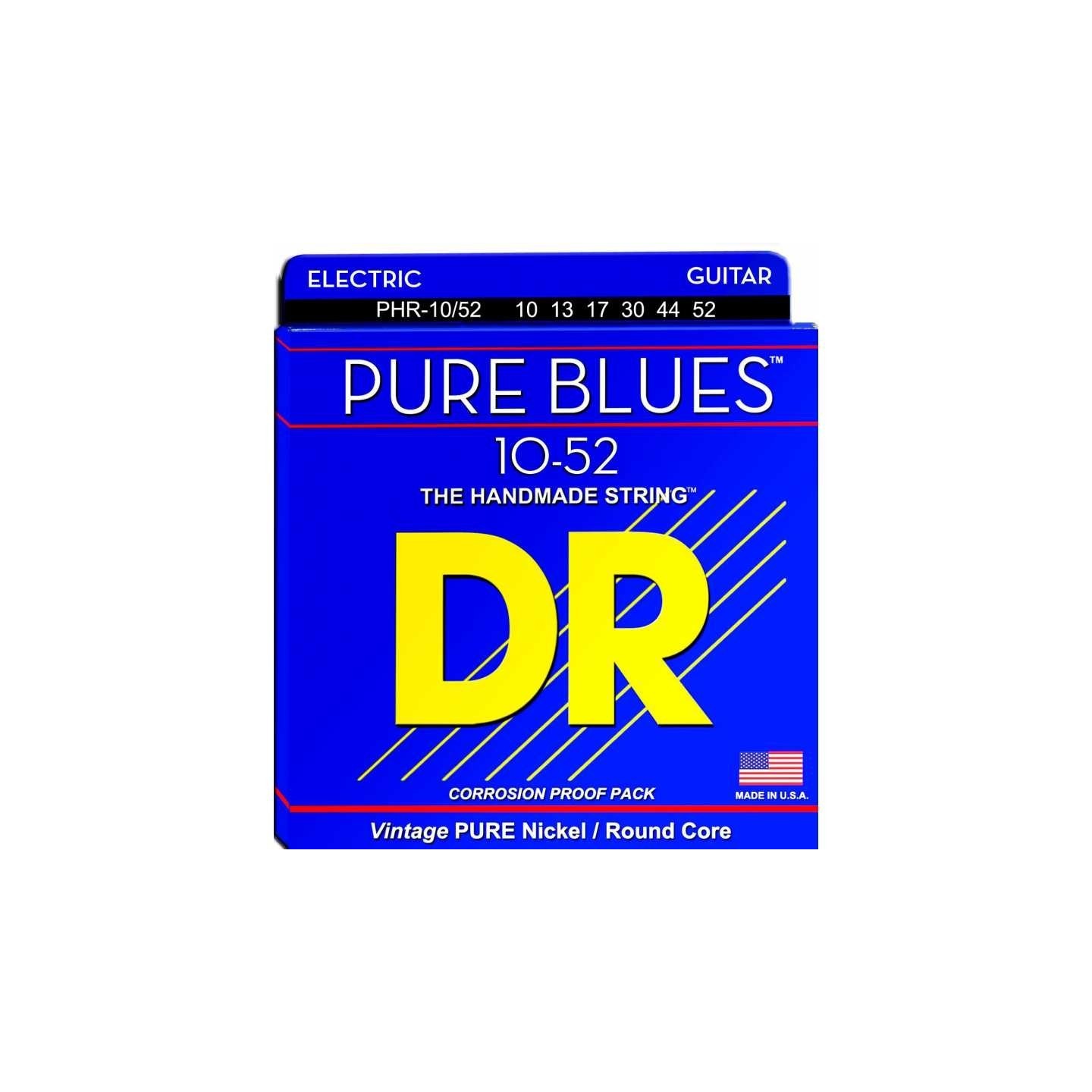 DR PHR-10/52 PURE BLUES, corde per chitarra elettrica - vai con la sigla