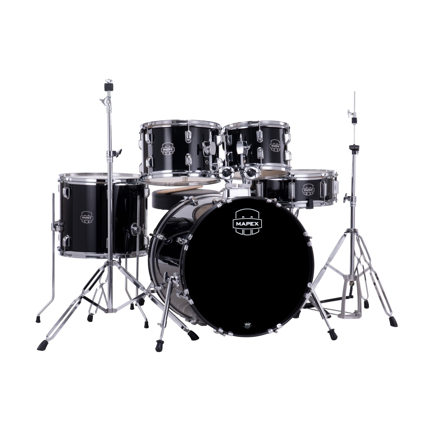 MAPEX IT CM5044FTDK COMET FUSION 5 PEZZI DARK BLACK CON HARDWARE
