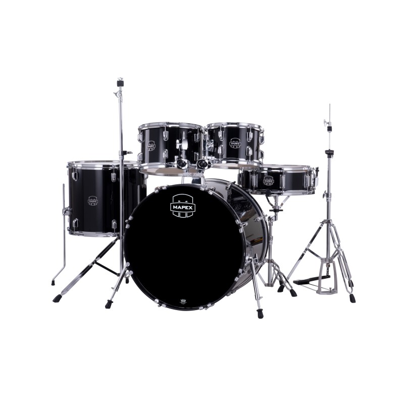 MAPEX IT CM5294FTDK COMET ROCK 5 PEZZI DARK BLACK CON HARDWARE