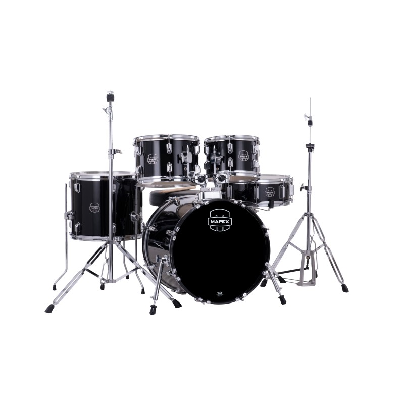 MAPEX IT CM5844FTDK COMET JUNIOR 5 PEZZI DARK BLACK CON HARDWARE