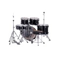 MAPEX IT CM5844FTDK COMET JUNIOR 5 PEZZI DARK BLACK CON HARDWARE