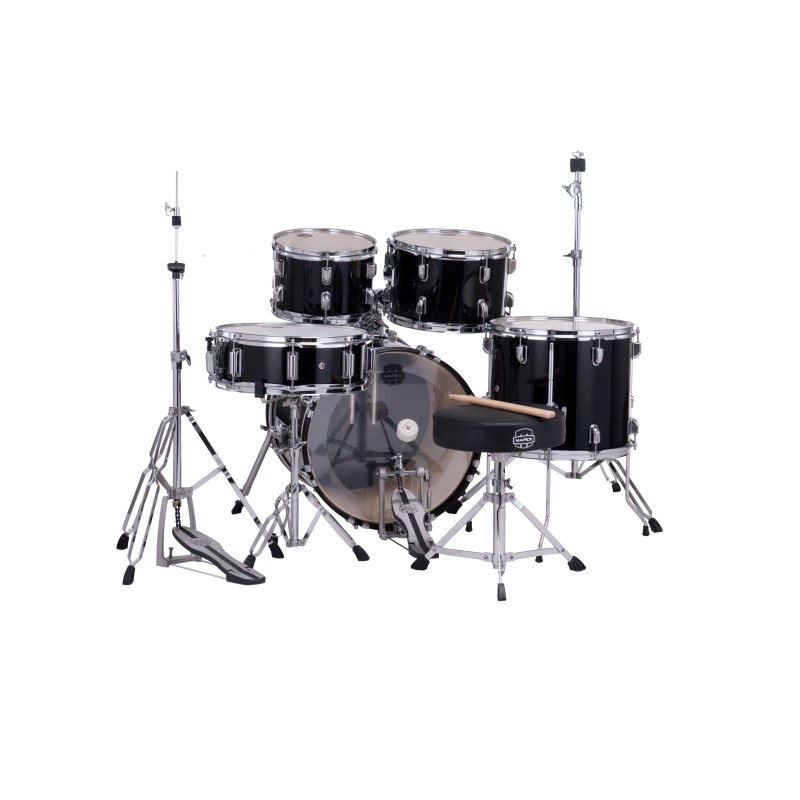 MAPEX IT CM5844FTDK COMET JUNIOR 5 PEZZI DARK BLACK CON HARDWARE