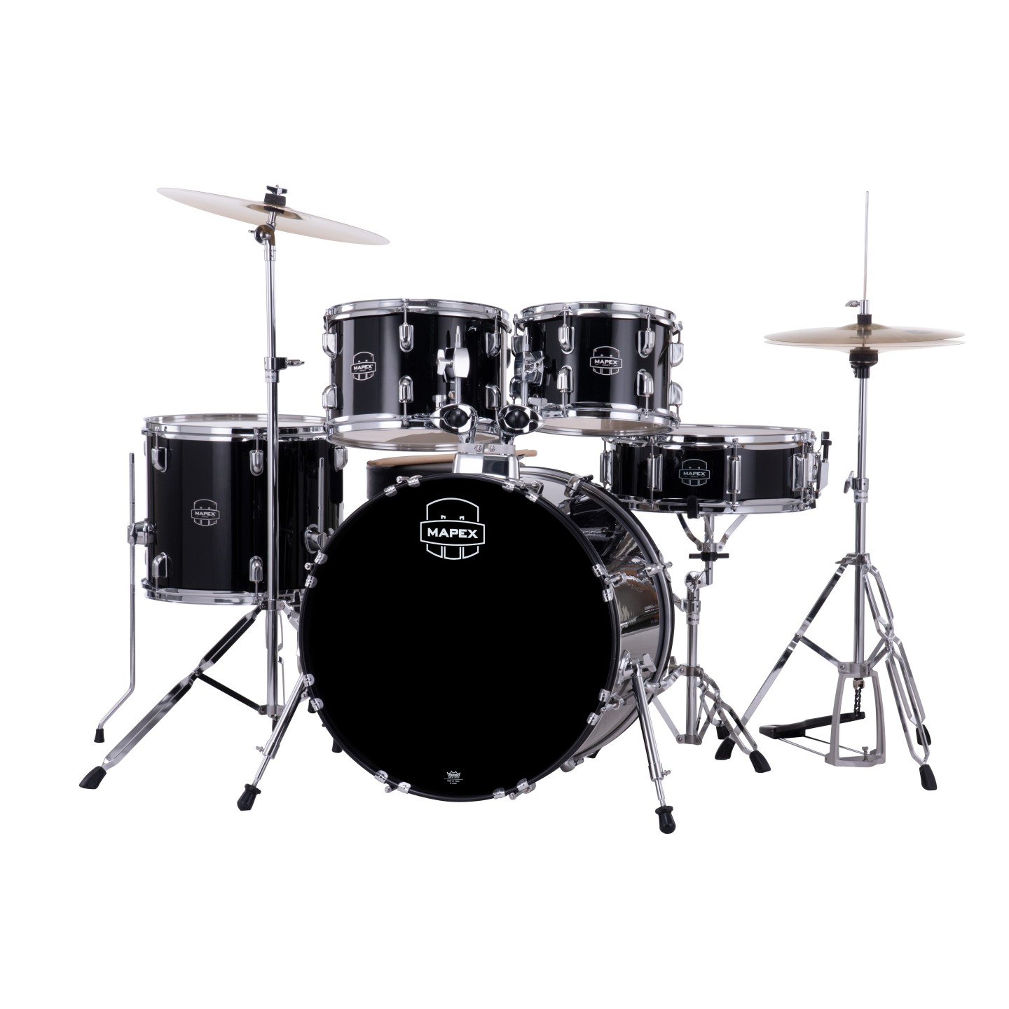 MAPEX IT CM5044FTCDK COMET FUSION 5 PEZZI DARK BLACK CON HARDWARE E PIATTI