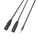 SOUNDSATION WM-MJ2XLR30Cavo adattatore Mini jack stereo 3.5 - 2 x XLR maschio / 3 mt - vaiconlasigla