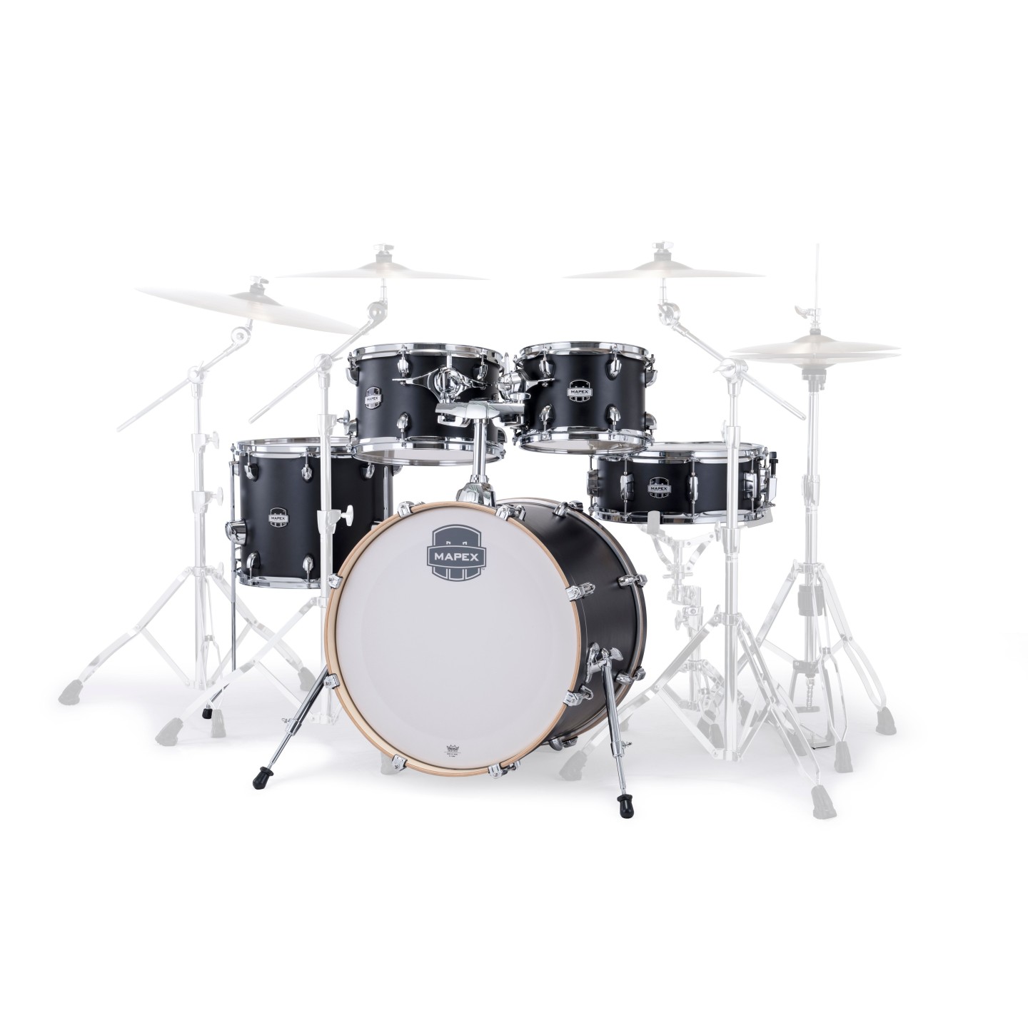 MAPEX IT MM504SFKD MARS MAPLE FUSION 5 PEZZI MATTE BLACK
