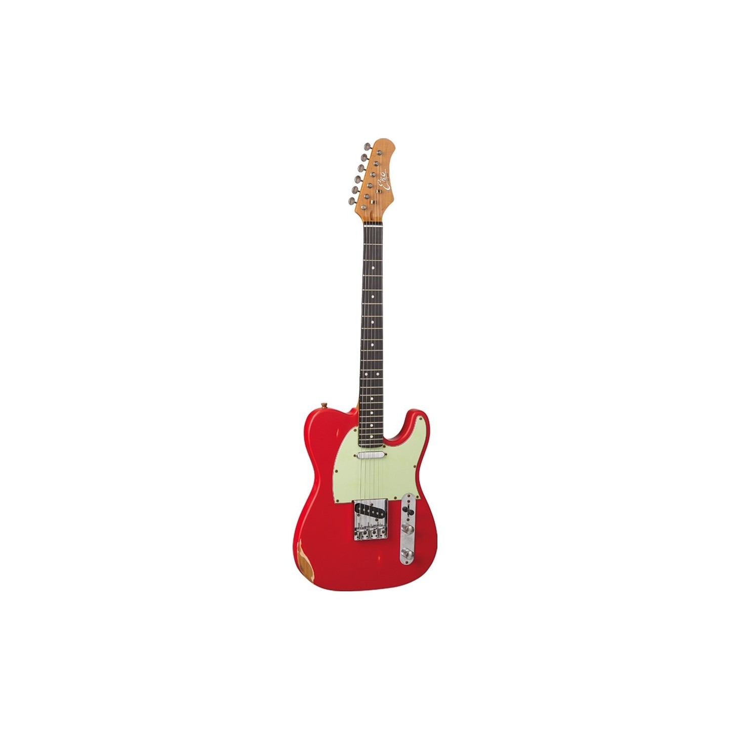 EKO GUITARS - VT-380 RELIC FIESTA RED - vaiconlasigla