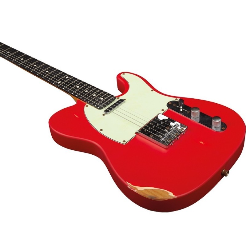 EKO GUITARS - VT-380 RELIC FIESTA RED - vaiconlasigla