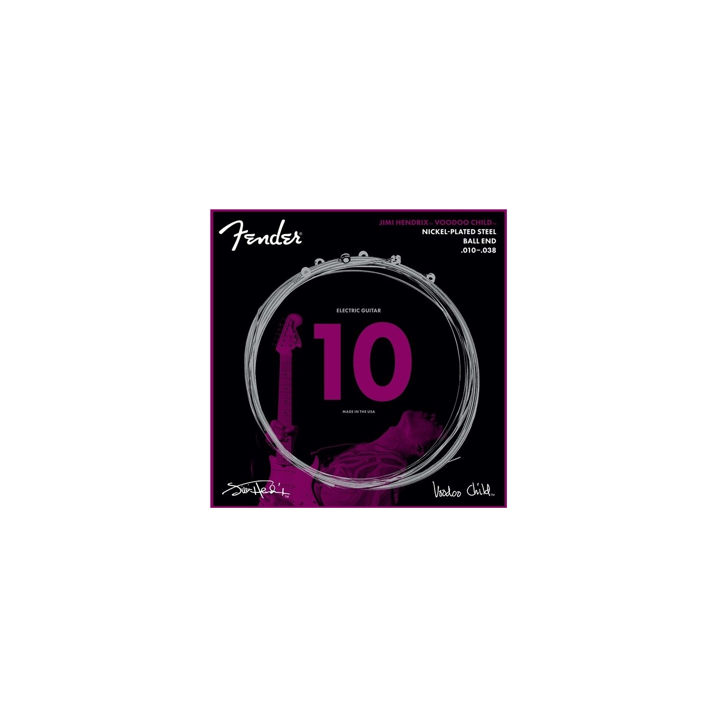 FENDER JIMI HENDRIX™ VOODOO CHILD™ 10-38 corde chit. elettrica - vaiconlasigla