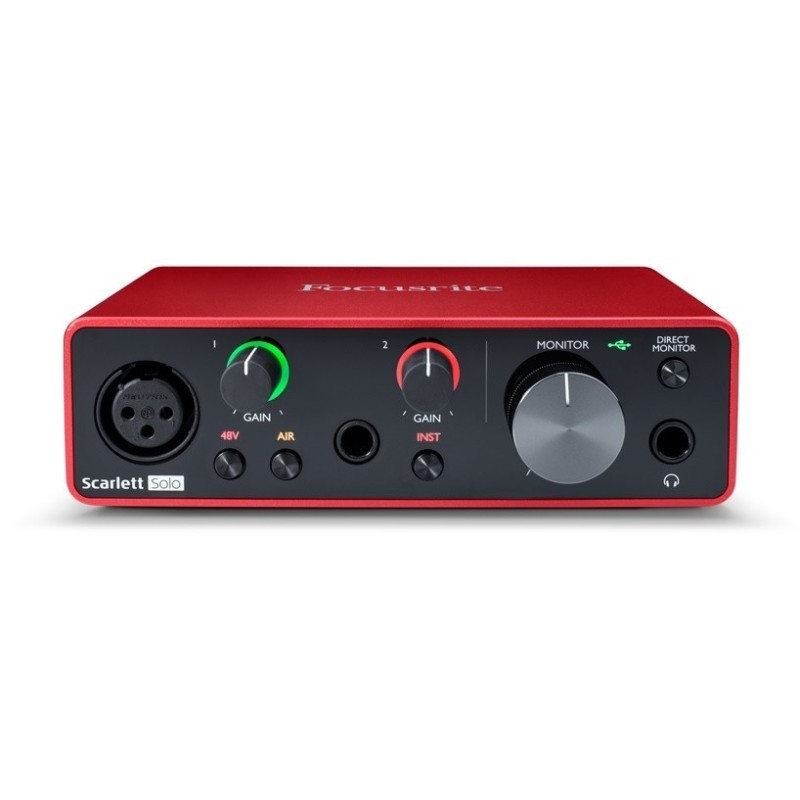 FOCUSRITE - SCARLETT SOLO 3RD GEN. scheda audio - vaiconlasigla