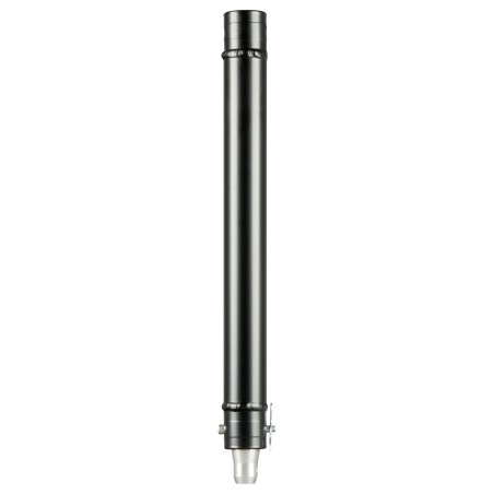 MODULA Black aluminum tube length 150 cm