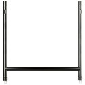 MODULA H-Tube 100x100 cm black