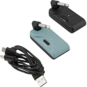FENDER Telepath Wireless System, Mystic Ice Blue and Black - vai con la sigla