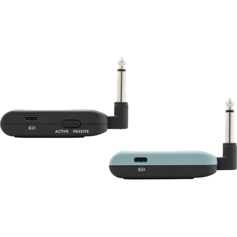 FENDER Telepath Wireless System, Mystic Ice Blue and Black - vai con la sigla