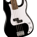 FENDER Squier Sonic Precision Bass, Laurel Fingerboard, White Pickguard, Black - vai con la sigla