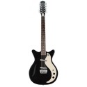DANELECTRO VINTAGE 12STR GLOSS BLACK - Chitarra elettrica a 12 corde - vai con la sigla