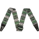 FENDER Tracolla Ugly Xmas Sweater Strap, Green Fair Isle - vai con la sigla