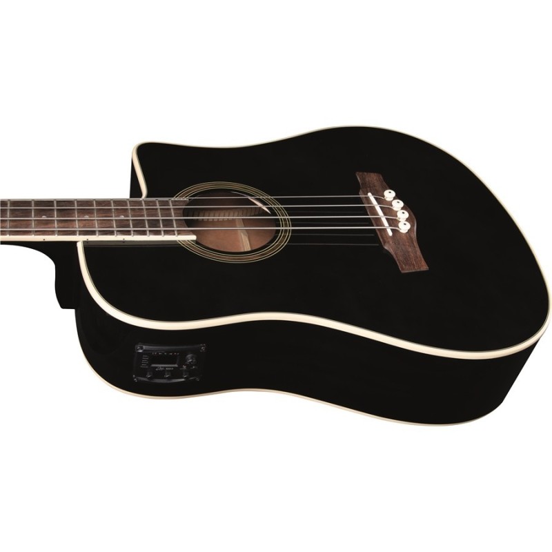 Eko Guitars - NXT Bass B100ce See Through Black - vai con la sigla