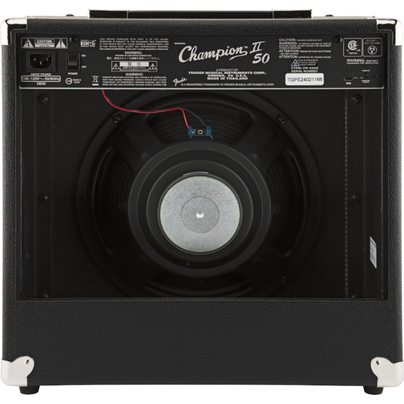 FENDER  Champion II 50, amplificatore combo per chitarra elettrica 50w - vai con la sigla