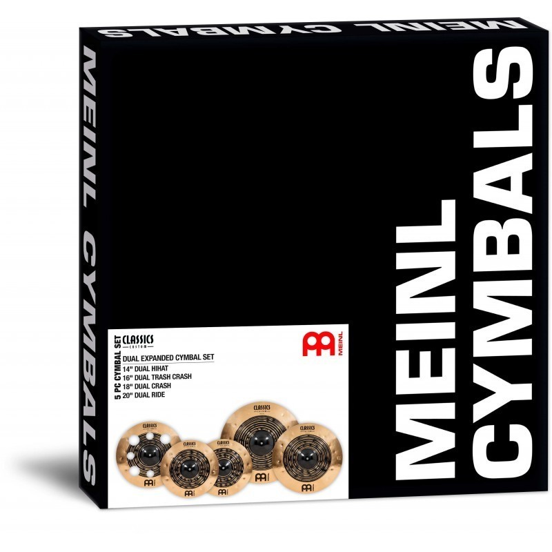 MEINL CCDU4680 set piatti Classics Custom Dual - vai con la sigla