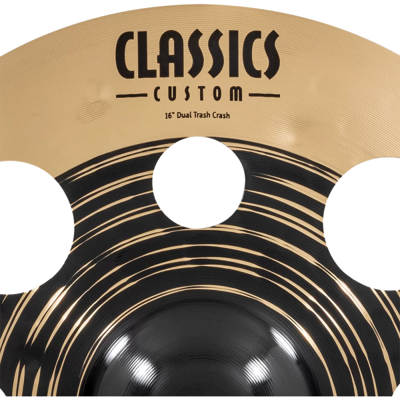 MEINL Classics Custom Dual 16" Dual Trash Crash - CC16DUTRC - vai con la sigla