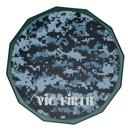 VIC FIRTH VXPPDC12 - Digital Camo Practice Pad - 12" - vai con la sigla