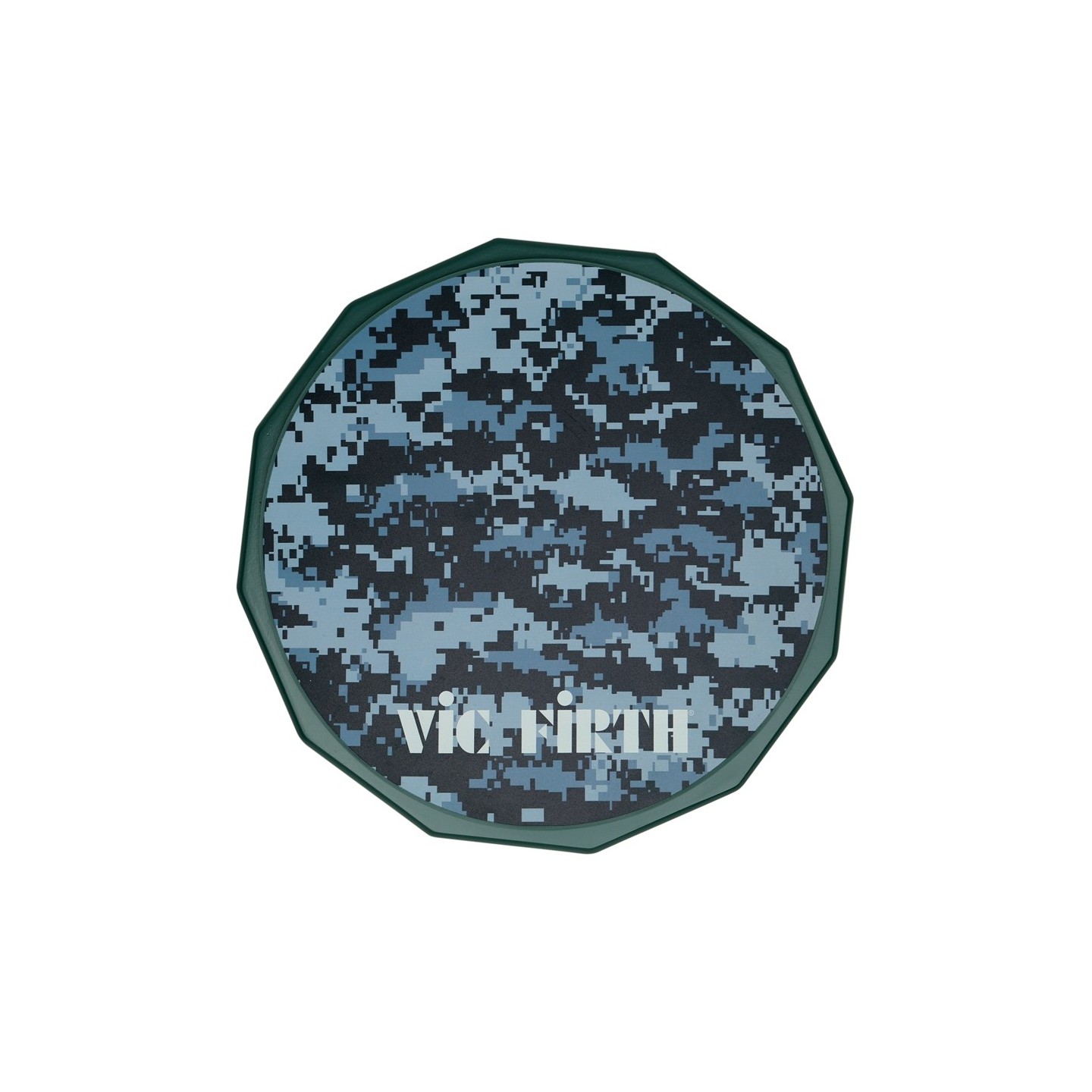 VIC FIRTH VXPPDC12 - Digital Camo Practice Pad - 12" - vai con la sigla
