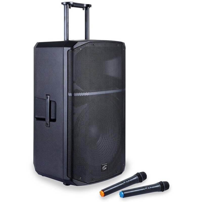 SOUNDSATION PROVIBE 12AIRSistema PA Portatile 12” 2-Vie con Batteria, Trolley e Mobile App - vai con la sigla