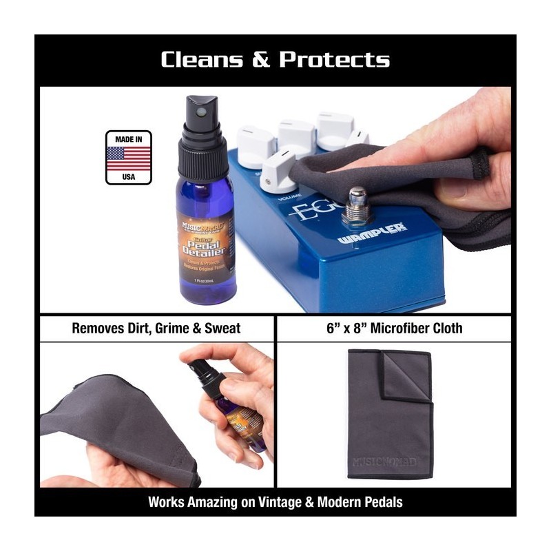 MUSIC NOMAD Pedal Care Kit 12pcs per chitarra e basso - vai con la sigla