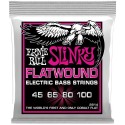 ERNIE BALL P02814 Muta per basso elettrico Flatwound Super Slinky - vai con la sigla