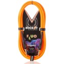 BESPECO Cavo fluo per strumento – jack Ø 6,3 mm – jack Ø 6,3 mm - 6mt orange - vai con la sigla